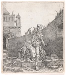 Saint Jerome Walking in a Churchyard MET DP143465
