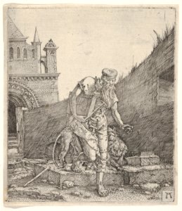 Saint Jerome Walking in a Churchyard MET DP833049