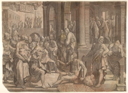 Saint John and Saint Peter Healing the Cripple MET DP832063