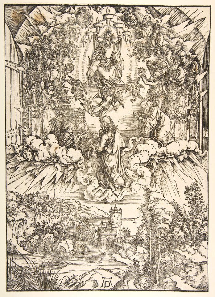 Saint John before God and the Elders, from The Apocalypse MET DP816133