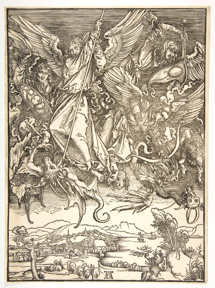 Saint Michael and the Dragon, from The Apocalypse MET DP816130