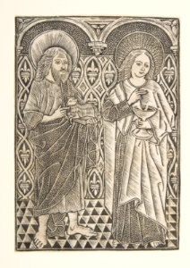 Saint John the Baptist and Saint John the Evangelist MET DP813565