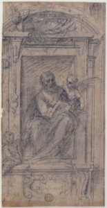 Saint Matthew Seated in a Niche MET 80.3.120
