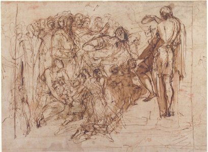 Saint John the Baptist Baptizing the Multitude MET 1972.118.272
