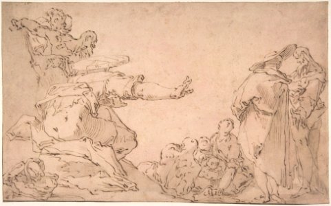 Saint John Preaching in the Wilderness MET DP801127