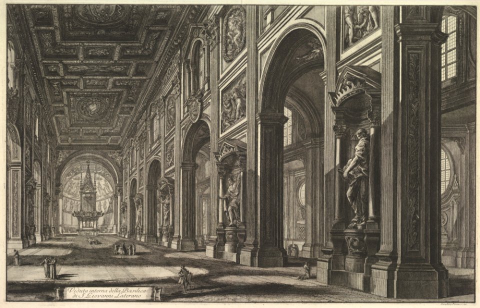 S. Giovanni in Laterano. Interior MET DP828222