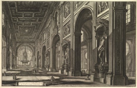 S. Giovanni in Laterano. Interior MET DP828222