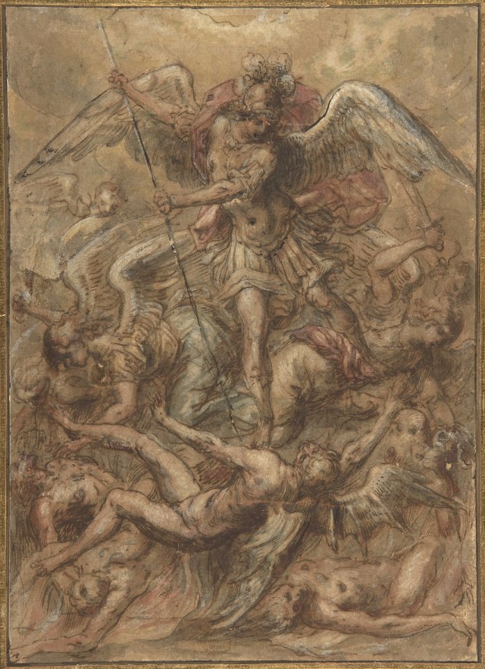 Saint Michael Expelling the Fallen Angels MET DP802861