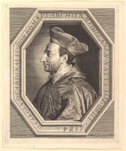 Saint Charles Borromee, cardinal et archeveque de Milan MET DP819838