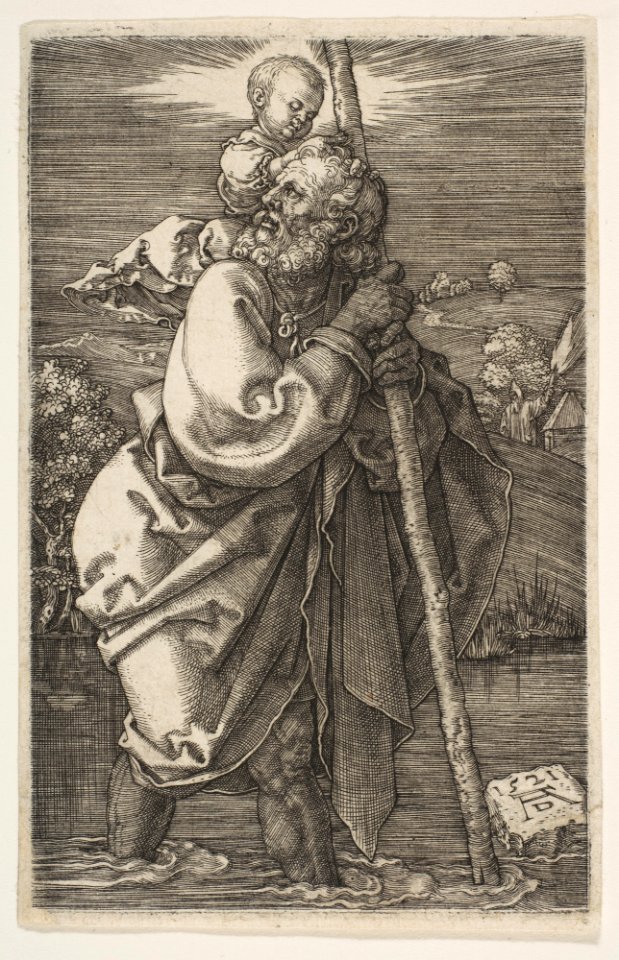 Saint Christopher Facing Left MET DP815922
