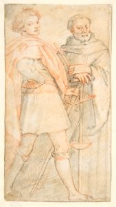 Saint Michael and Saint Giovanni Gualberto (after Andrea del Sarto's Vallombrosa Altarpiece) MET DP812298