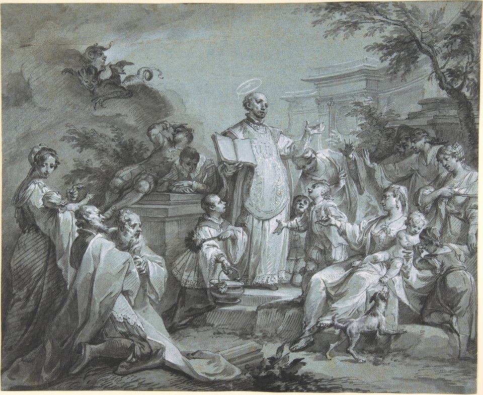 Saint Ignatius of Loyola Preaching MET DP810292