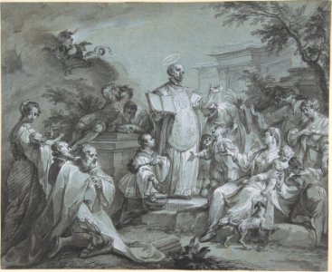 Saint Ignatius of Loyola Preaching MET DP810292