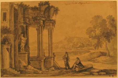 Ruins of a Temple by a Lake MET 1981.15.1