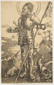 Saint George Standing (copy) MET DP815537
