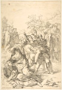 Saint Benedict exorcising a demon MET DP815155