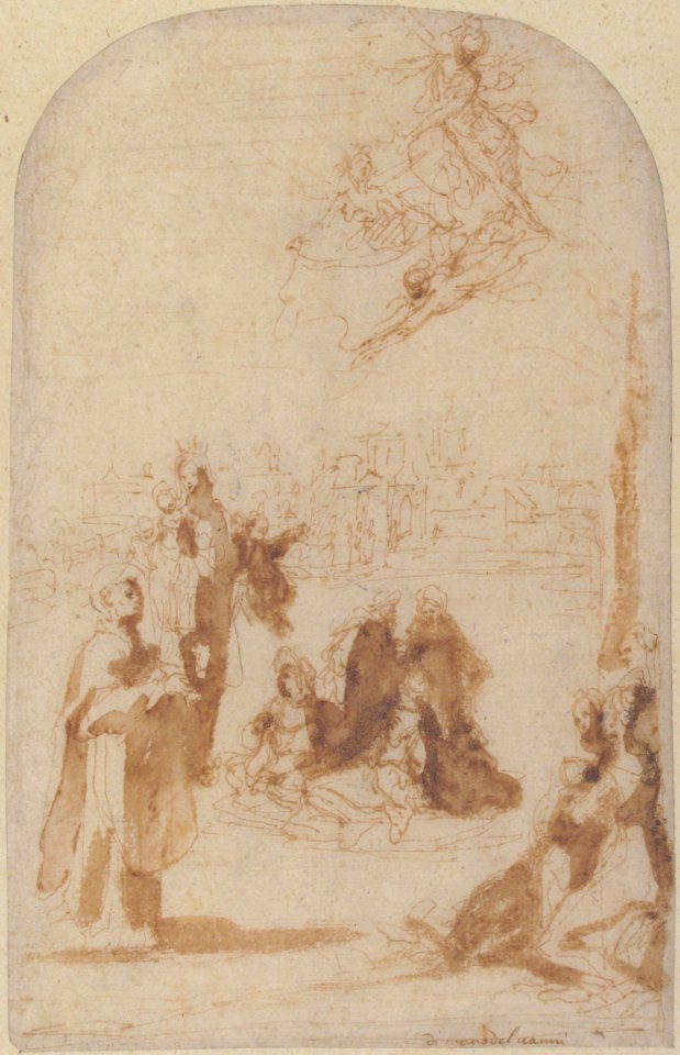 Saint Hyacinth Walking on the Waters MET 1975.131.55