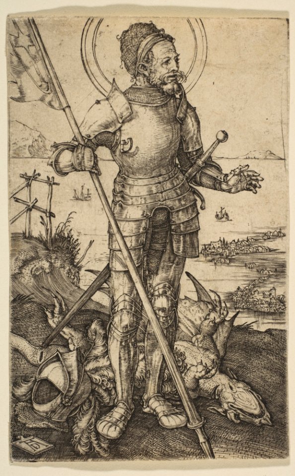 Saint George Standing MET DP815528