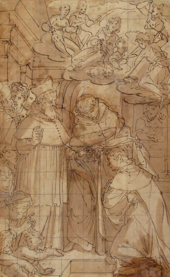 Saint Hyacinth Receiving the Dominican Habit MET 1989.171 RECTO