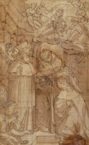 Saint Hyacinth Receiving the Dominican Habit MET 1989.171 RECTO