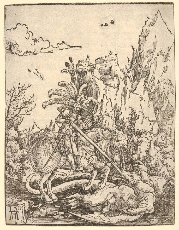 Saint George Killing the Dragon MET DP833026