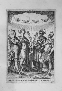 Saint Cecilia. Vita et matyrium S. et gloriosae...Rome, ca. 1590 MET MM91628