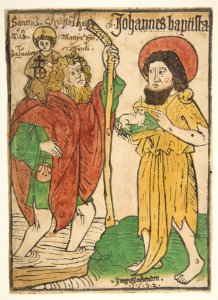 Saint Christopher and Saint John the Baptist (Sch.1379m) MET DP813532
