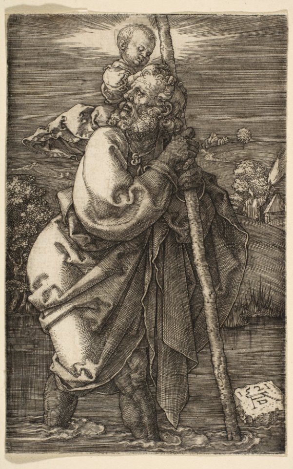 Saint Christopher Facing Left MET DP815920