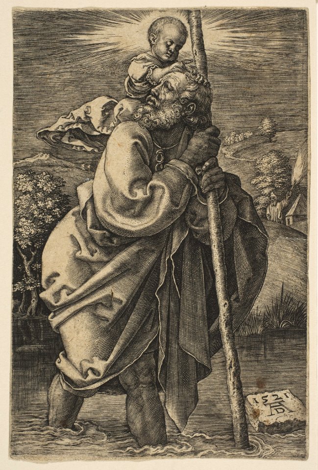 Saint Christopher Facing Left (copy) MET DP815921