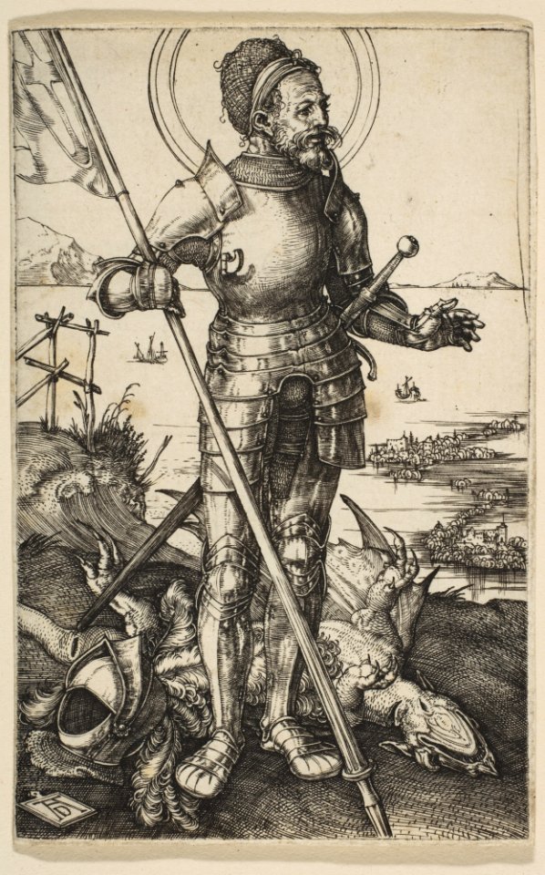 Saint George Standing MET DP815530