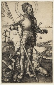 Saint George Standing MET DP815531