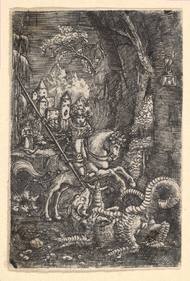 Saint George Killing the Dragon MET DP833070