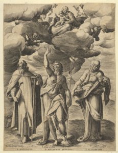 Saint Anthony, Saint John the Baptist, and Saint Elizabeth MET DP836853