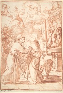 Saint Francis Meeting Saint Dominic MET DP800655