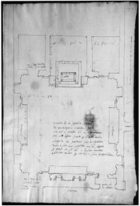 San Lorenzo, New Sacristy, plan (recto) San Lorenzo, New Sacristy, details, elevation and section (verso) MET sf49 92 39r-MM34167