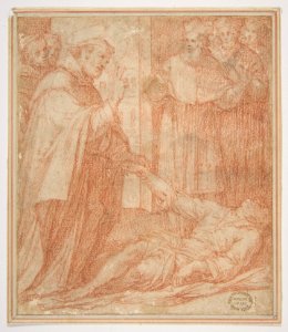 Saint Francis of Assisi Resuscitating a Dead Youth MET DP811287