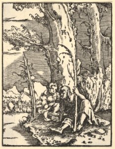 Saint Christopher Seated with the Infant Christ MET DP833037