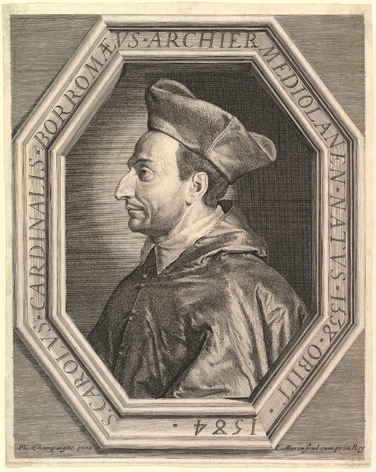 Saint Charles Borromee, cardinal et archeveque de Milan MET DP826958