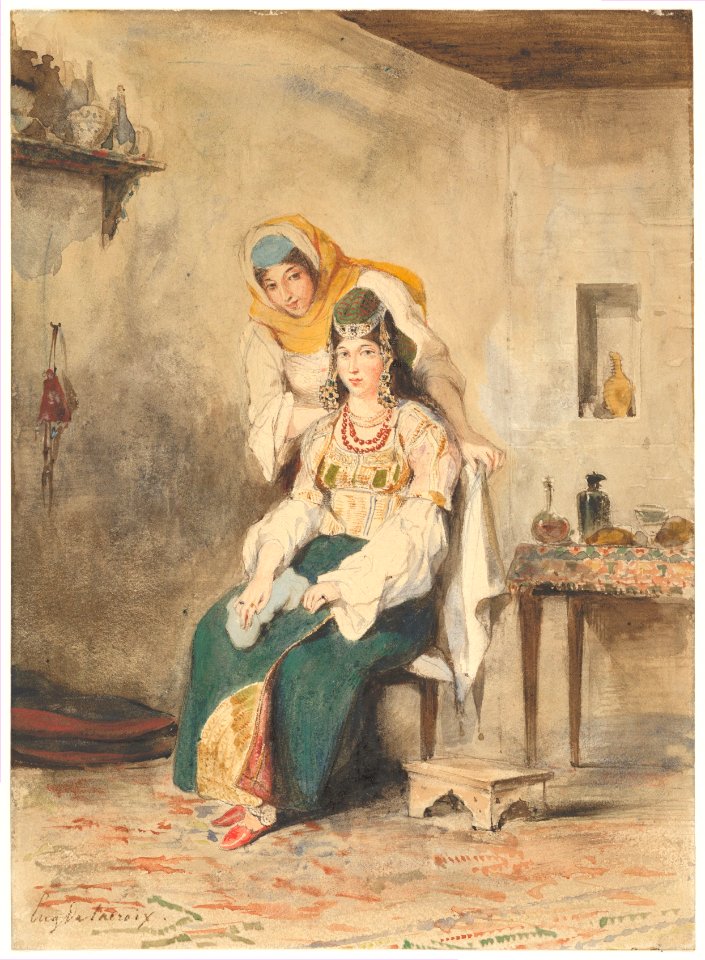 Saada, the Wife of Abraham Ben-Chimol, and Préciada, One of Their Daughters MET DP837212