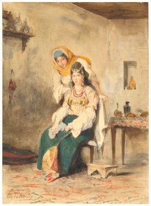 Saada, the Wife of Abraham Ben-Chimol, and Préciada, One of Their Daughters MET DP837212