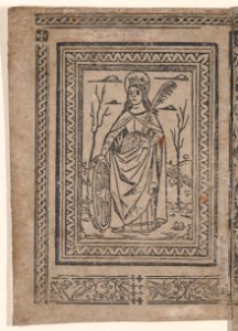 Saint Catherine of Alexandria, from the 'Legenda di Sancta Caterina' (Modena, Richizola, 1490) MET DP869298