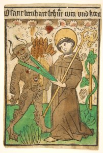 Saint Bernard Vanquishing the Devil MET DP813529