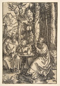 Saint Anthony and Saint Paul in the Desert MET DP816302