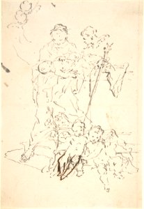 Saint Anthony and the Christ Child Surrounded by Cherubs MET DP804003