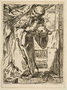 Saint Anthony of Padua holding the Christ Child MET DP815108
