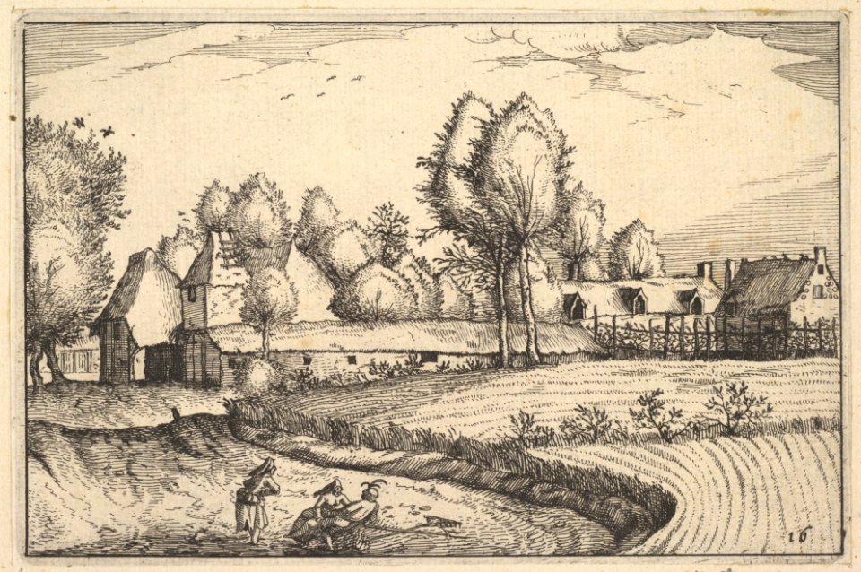 Road along a Field from Regiunculae et Villae Aliquot Ducatus Brabantiae MET DP825681