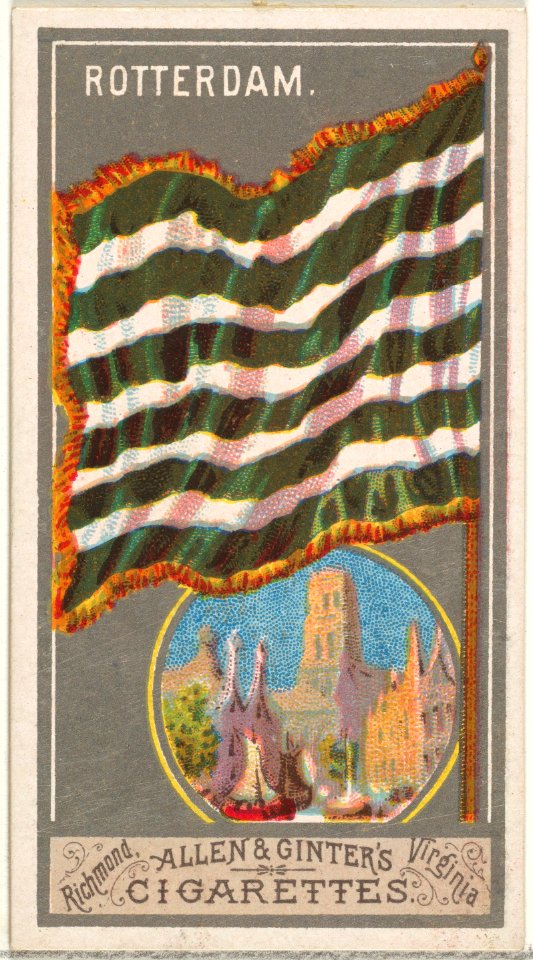 Rotterdam, from the City Flags series (N6) for Allen & Ginter Cigarettes Brands MET DP829262