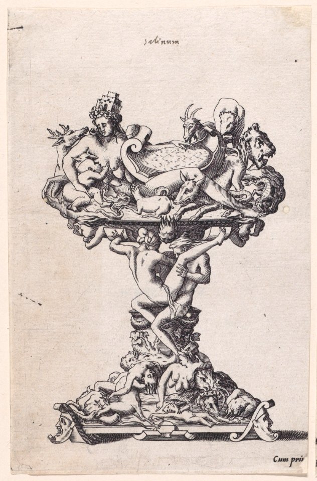 Salt-cellar with Cybèle Met DP889643