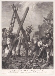 Saint Andrew kneeling and adoring the cross Met DP889745