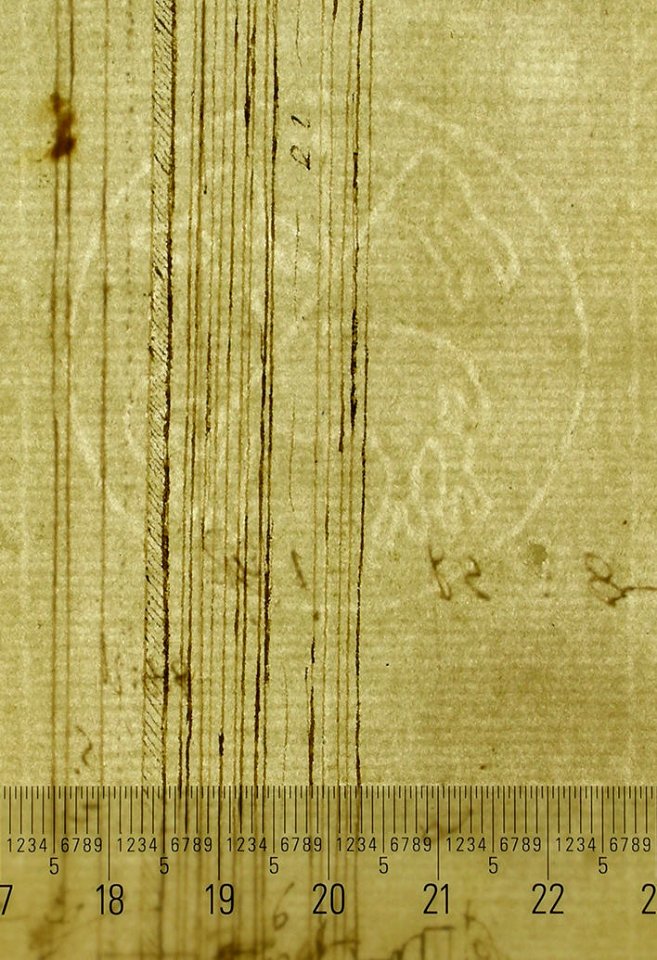 San Lorenzo, Library, Ricetto, portal to Ricetto, elevation; plan (recto) San Lorenzo, Library, Ricetto, portal to Ricetto, section; details (verso) MET sf49 92 36-watermark